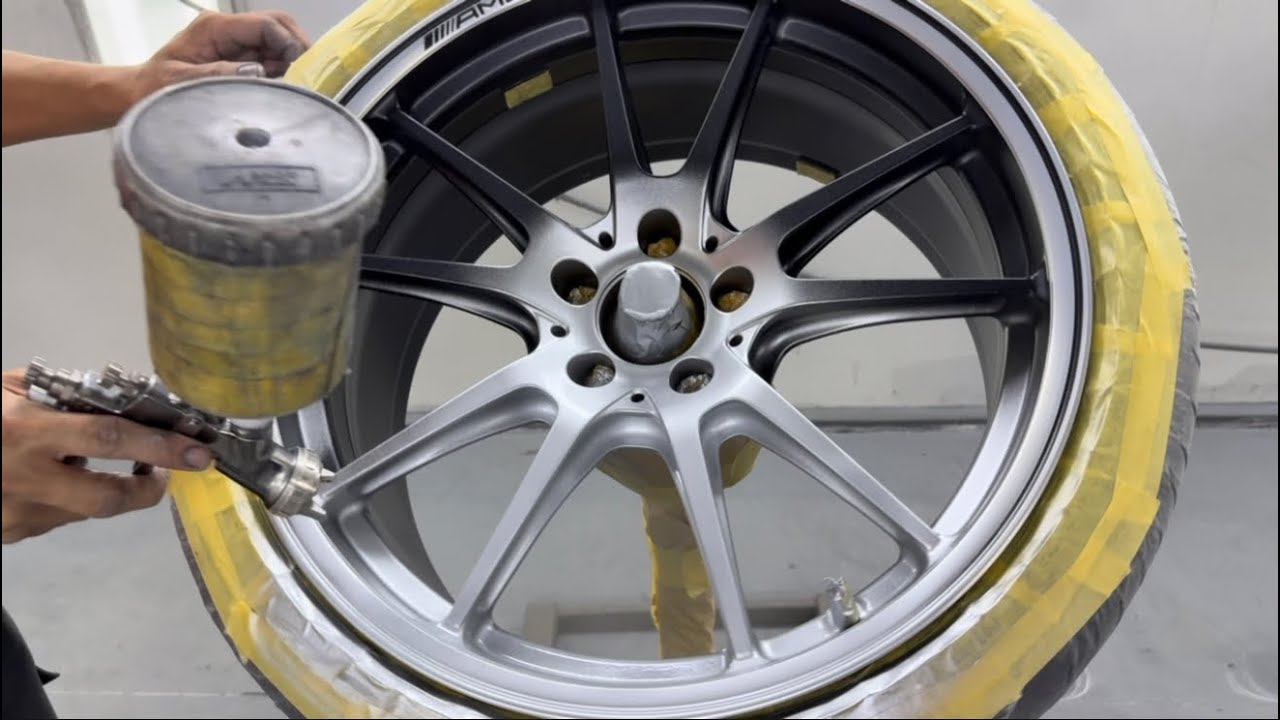 AMG Wheel Paint | Black to Sliver Colour | Mercedes-Benz | 2025
