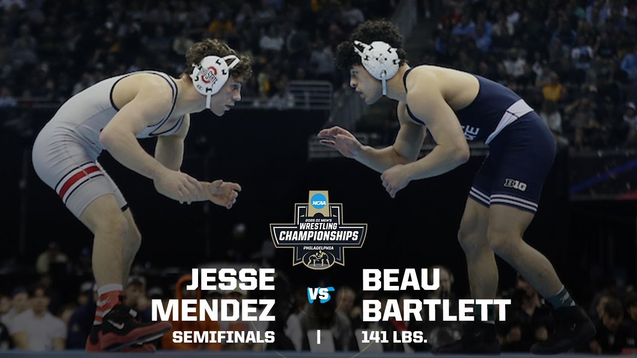 Jesse Mendez vs. Beau Bartlett: 2025 NCAA wrestling semifinal (141 pounds)