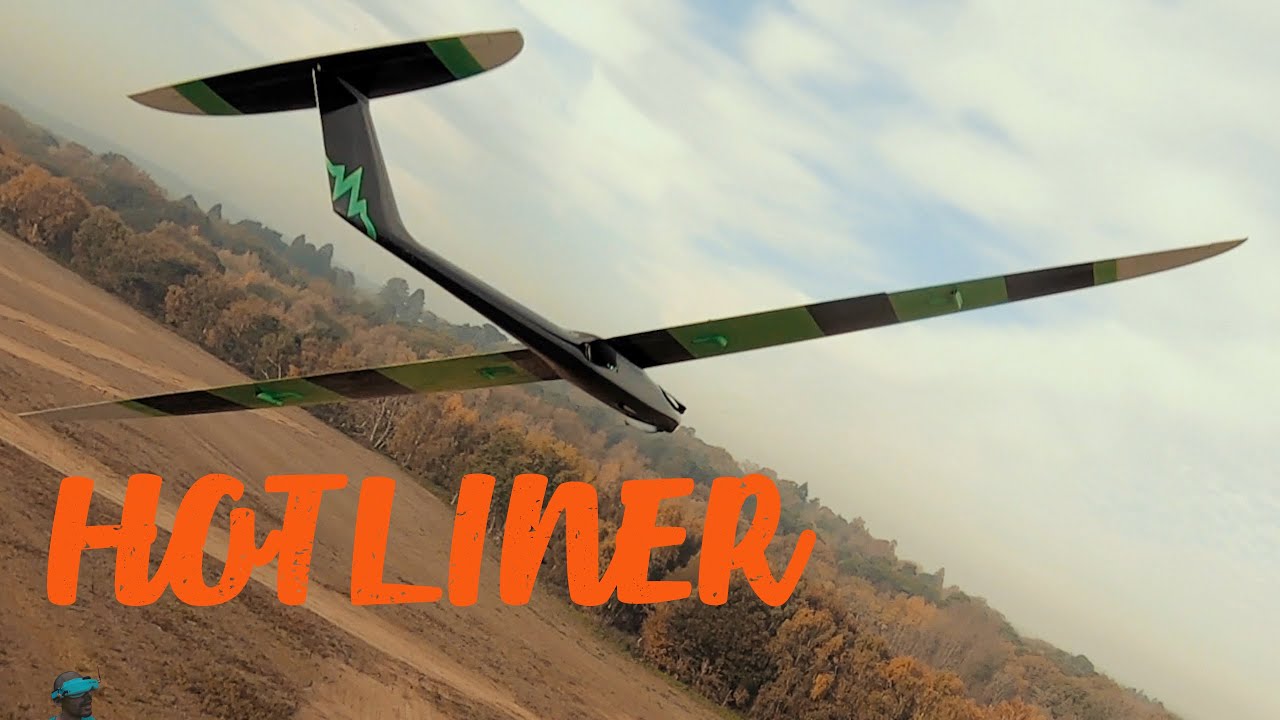 ROBBE AMPLITUDE HOTLINER (FPV Chase). Crazy Incredible fast glider.