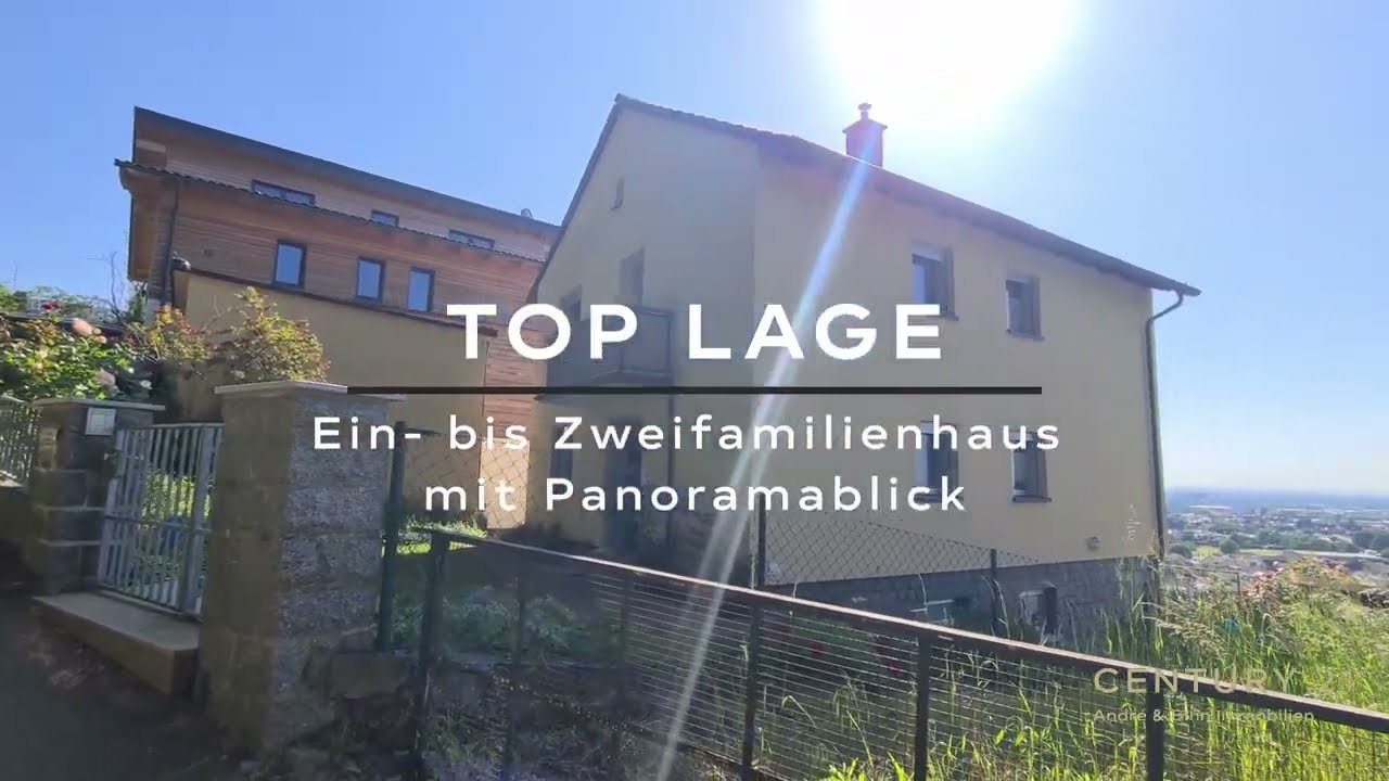 **Verkauft** TOP LAGE mit Panoramablick - 1-2-Familienhaus in Heppenheim