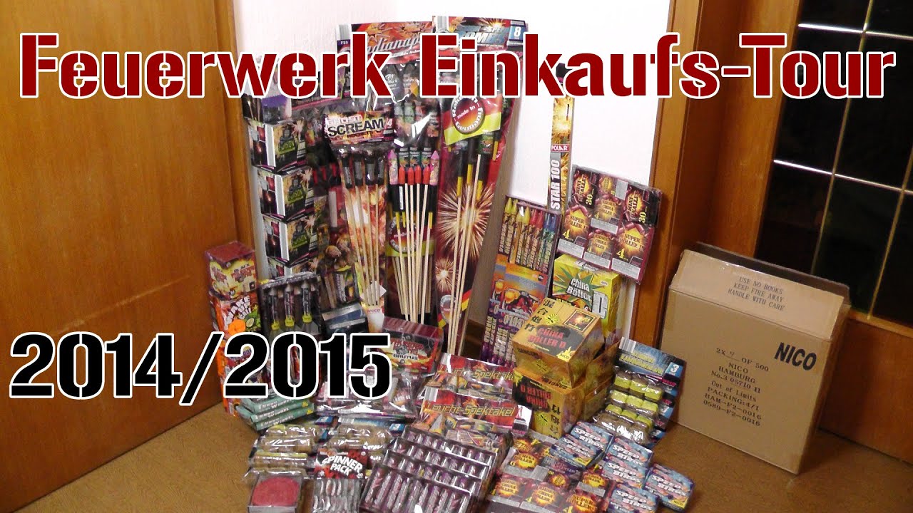 Silvester Feuerwerk Einkaufs-Tour 2014/2015 + Unboxing | [1080p Full HD]