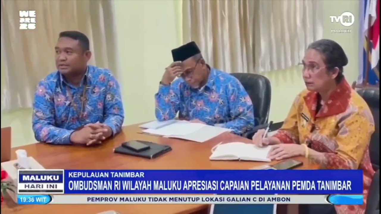 OMBUDSMAN RI WILAYAH MALUKU APRESIASI CAPAIAN PELAYANAN PEMDA TANIMBAR