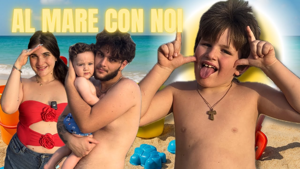 AL MARE CON LA FAMIGLIA FRAPPY🌊❤️ il nostro ultimo bagno 🥺❤️