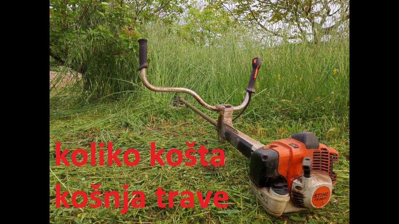 Koliko košta košnja trave trimerom ?