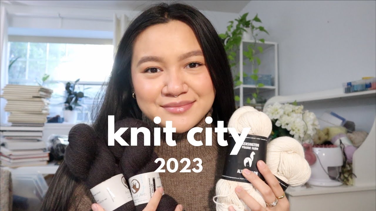 comparing yarn conventions, local Canadian farmers + dyers | knit city Vancouver 2023