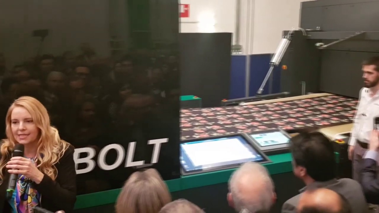 Textilegence at EFI Reggiani Bolt Single Pass Printing Machine Launch