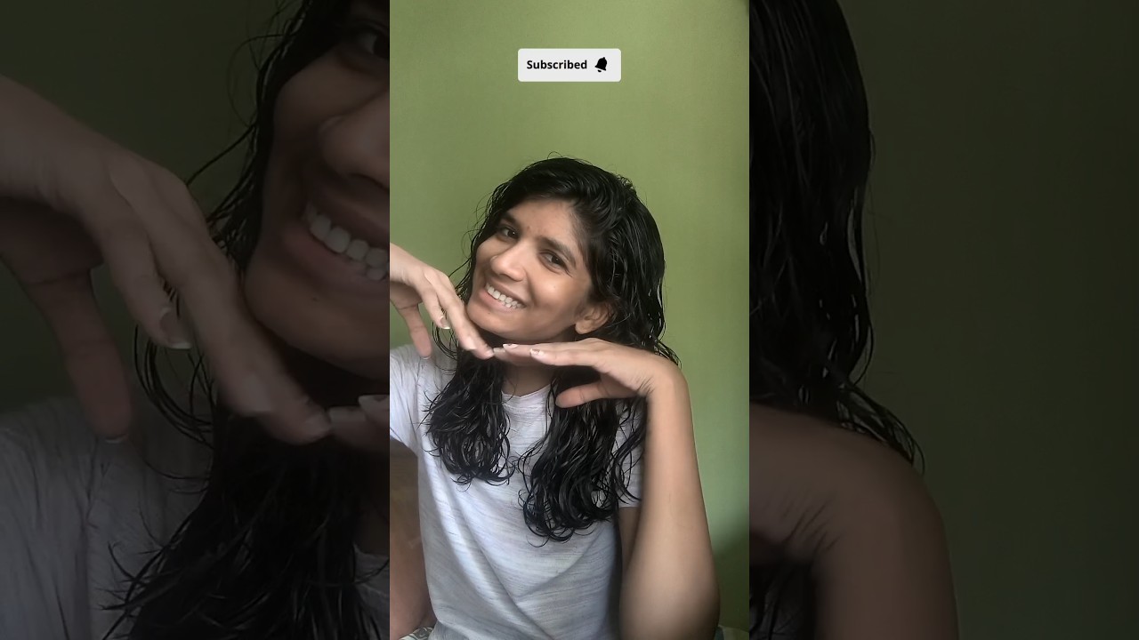 Haircare routine with #Curlvana #curlyhair #curlyhairroutine