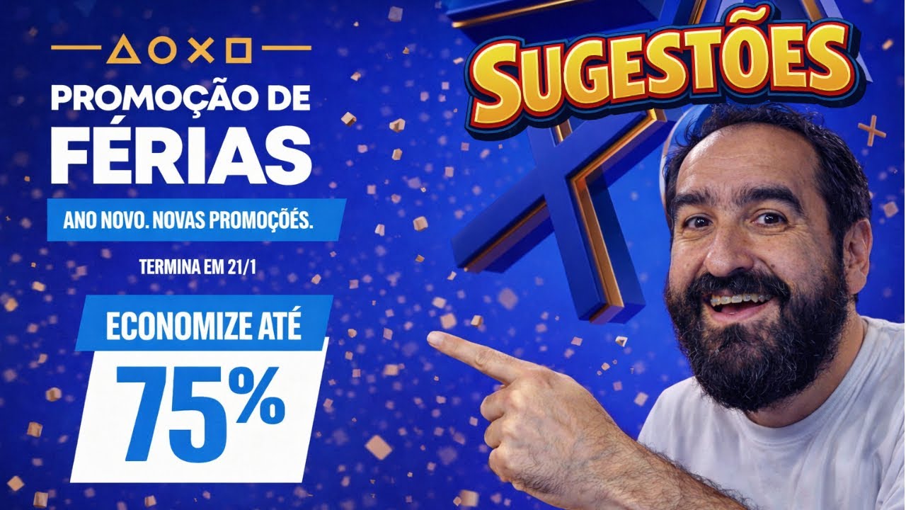 32 SUGESTÕES DA PROMOÇÃO DAS FÉRIAS DE JANEIRO NA PSN! Jogos conhecidos e desconhecidos PS4 e PS5 🧐