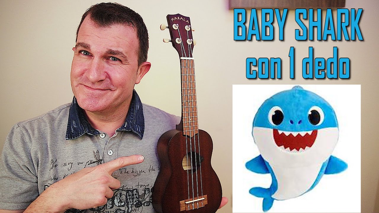 Toca Baby Shark con un solo dedo [UKELELE]