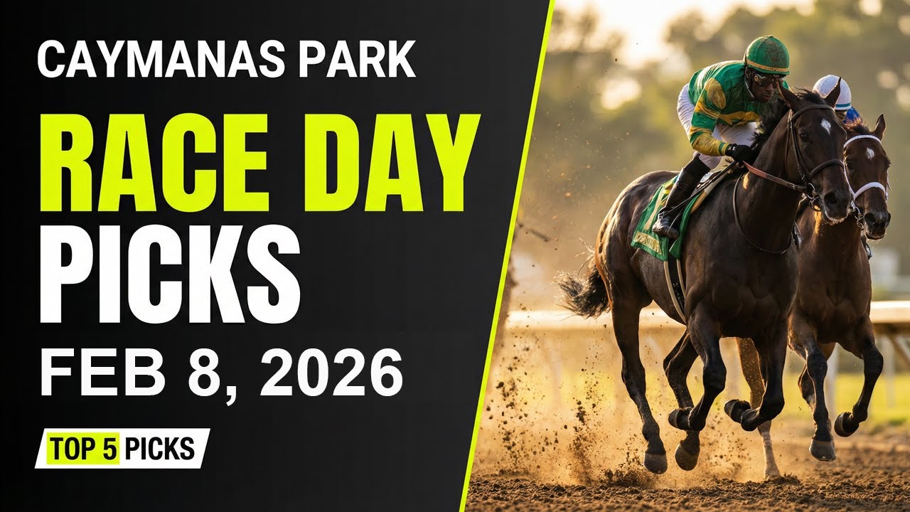 Caymanas Park | TOP 5 PICKS | February 8, 2026