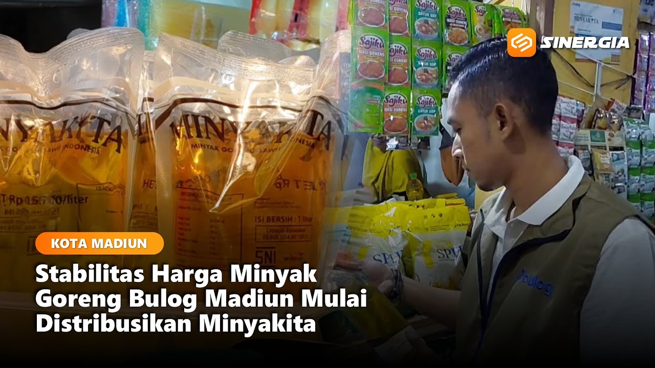 KOTA MADIUN - Stabilitas Harga Minyak Goreng, Bulog Madiun Mulai Distribusikan Minyakita