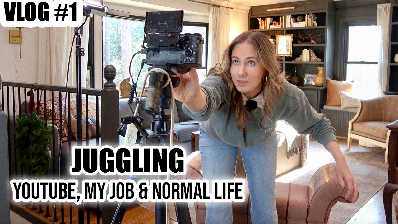 What A Day of Filming ACTUALLY Looks Like| Vlog #1