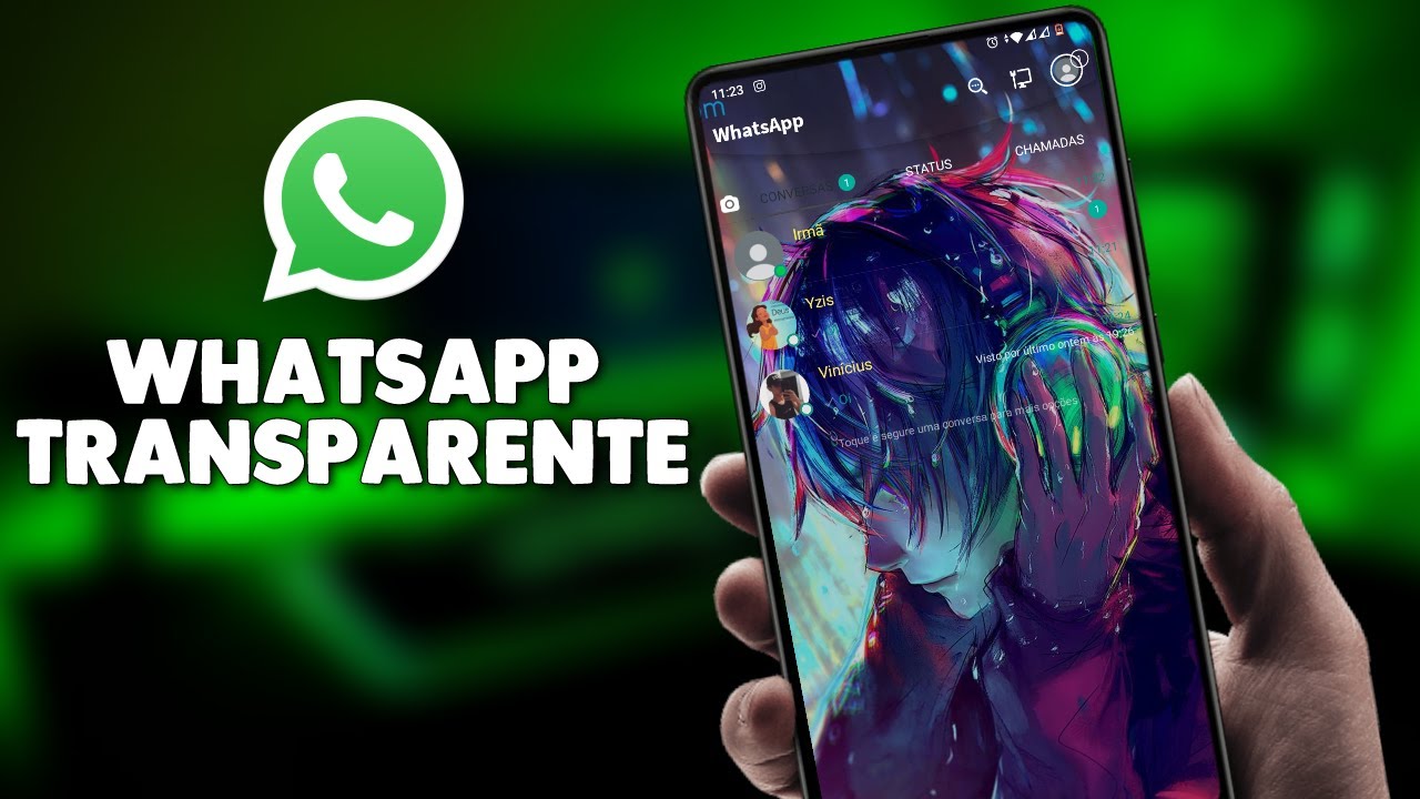 WHATSAPP TRANSPARENTE EM 2020