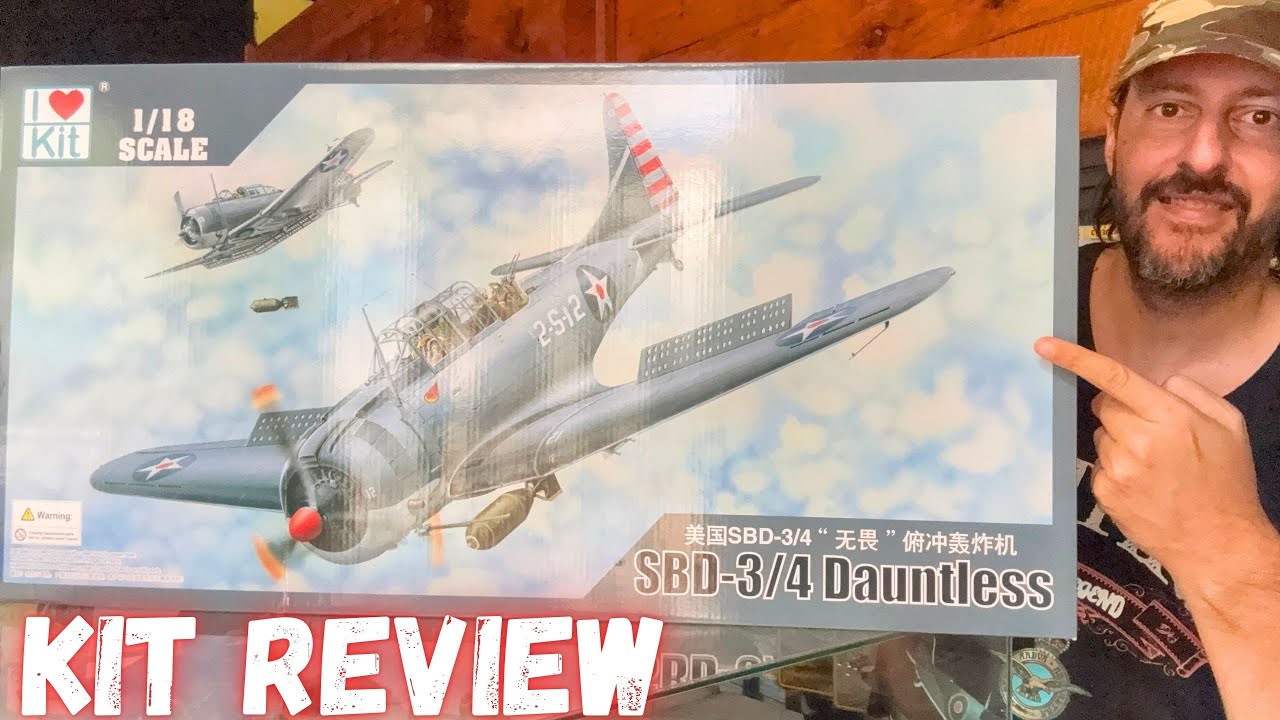 SBD DAUNTLESS 1/18 | REVIEW | I LOVE KIT UNBOXING | modelismo | miniaturas | aviacao militar