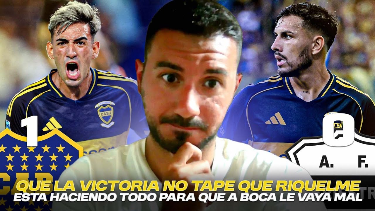 ▶ QUE LA VICTORIA NO TAPE QUE RIQUELME ESTÁ HACIENDO TODO PARA QUE A BOCA LE VAYA MAL