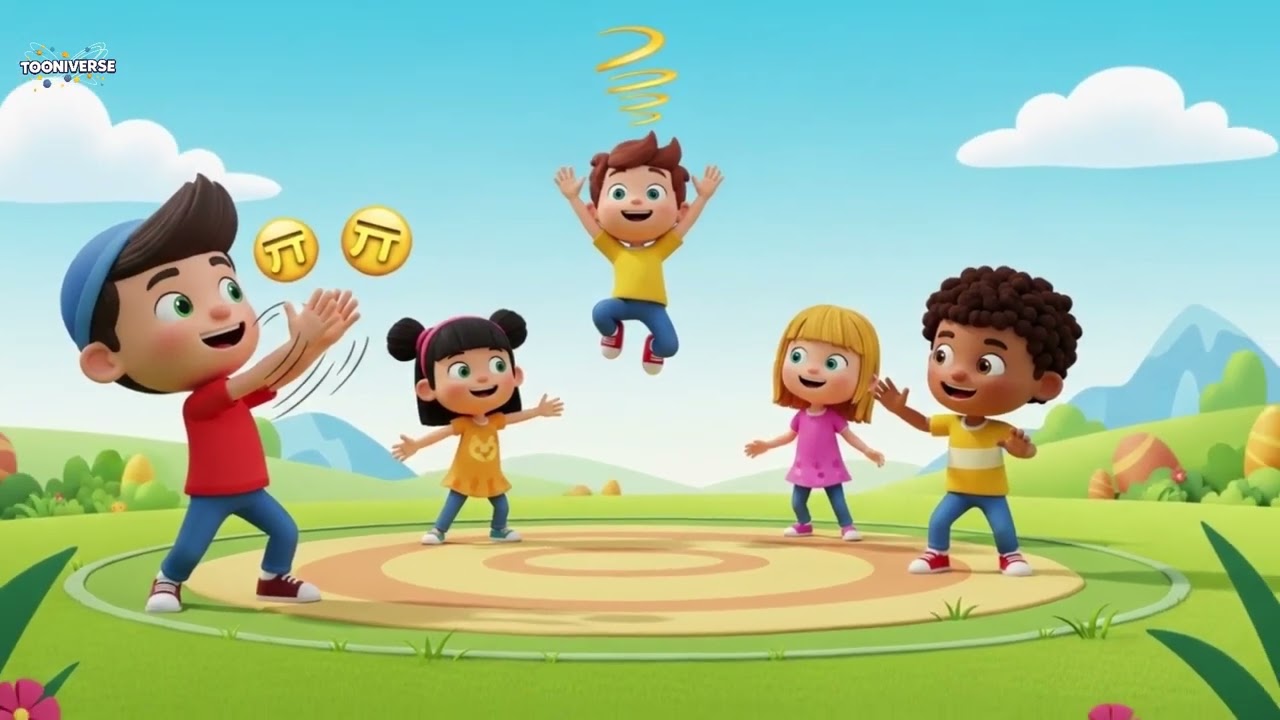 Pop Goes the Weasel – Fun Kids Nursery Rhyme  Tooniverse
