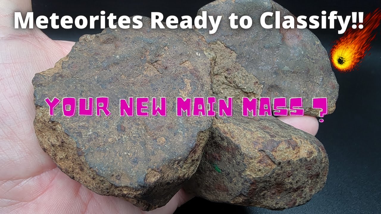 Chondrite Meteorites for Sale! 834g - 3pcs Includes all Classification Fees for only $995!!