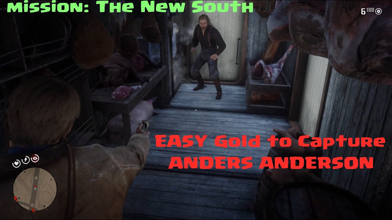 RDR2 - THE NEW SOUTH - EASY GOLD ANDERS ANDERSON CAPTURE