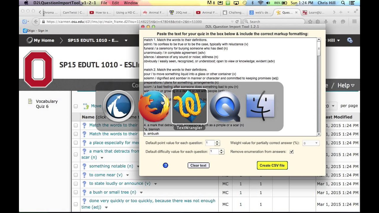 Tips for Creating Carmen Quizzes (Desire 2 Learn / D2L)