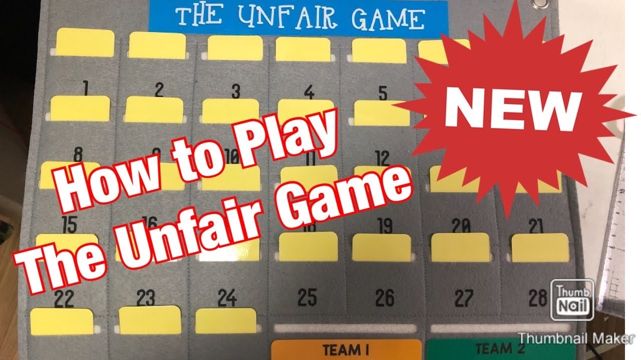 Calssroom Games No. 4 unfair game