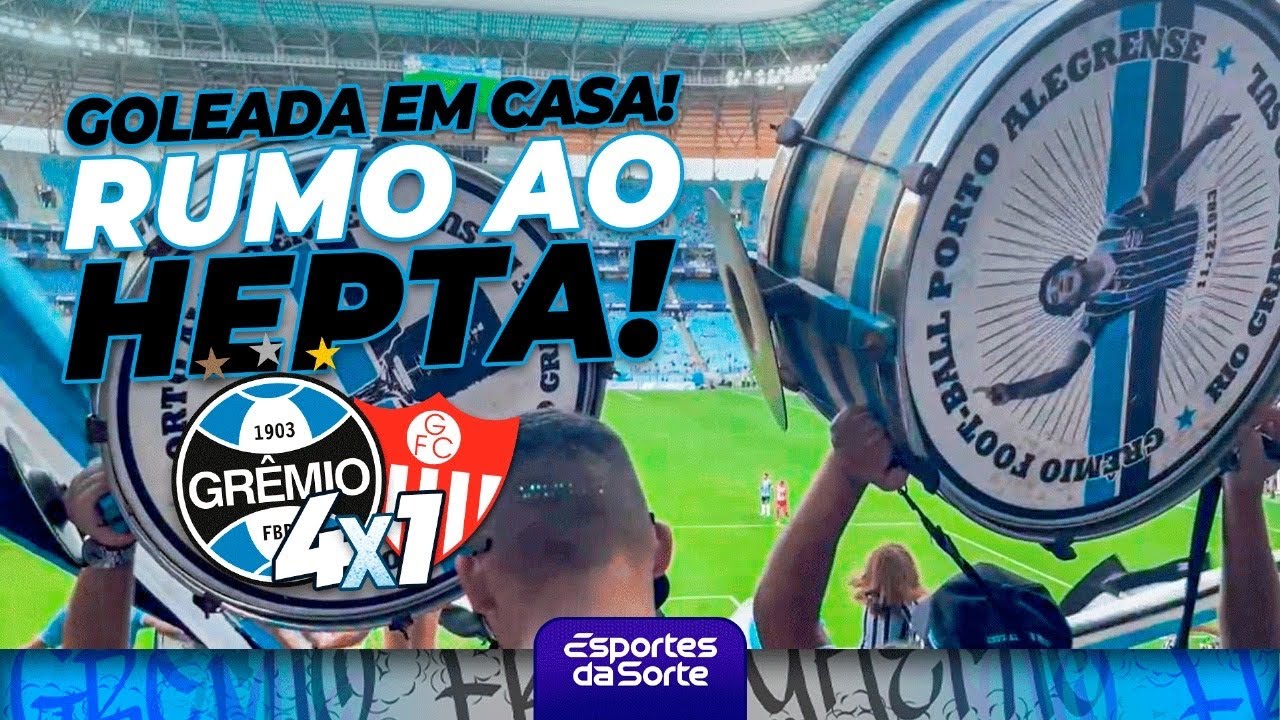 GRÊMIO 4x1 GUARANY - GOLEADA EM CASA! RUMO AO HEPTA!