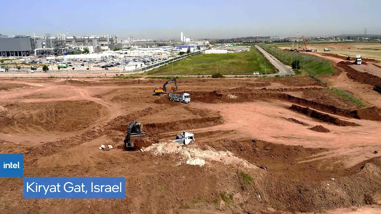 Intel Manufacturing: Drone Footage of 4 New Factories Under Construction