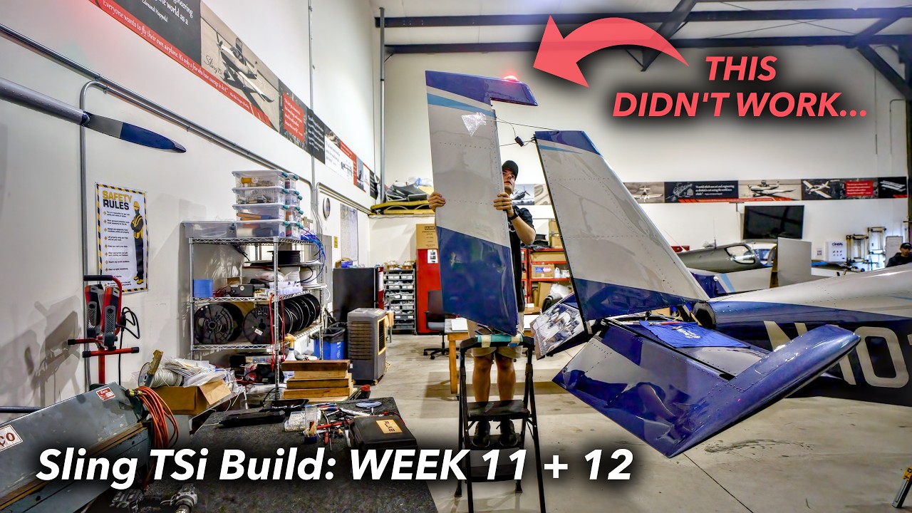 Windshield, PROP, Oxygen, Lights, PARACHUTE • Sling TSi Build: WEEK 11 + 12