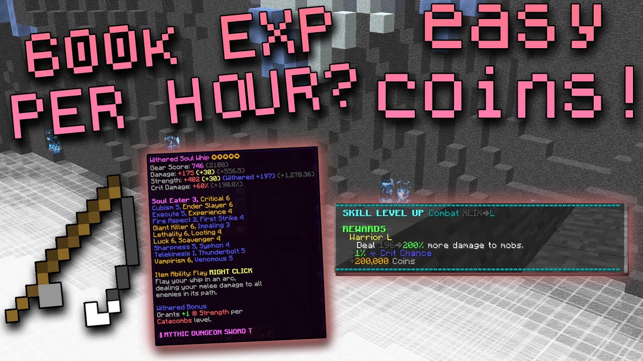 HOW TO GRIND GHOSTS AND GET OVER 1.2 MIL COMBAT EXP PER HOUR in Hypixel Skyblock