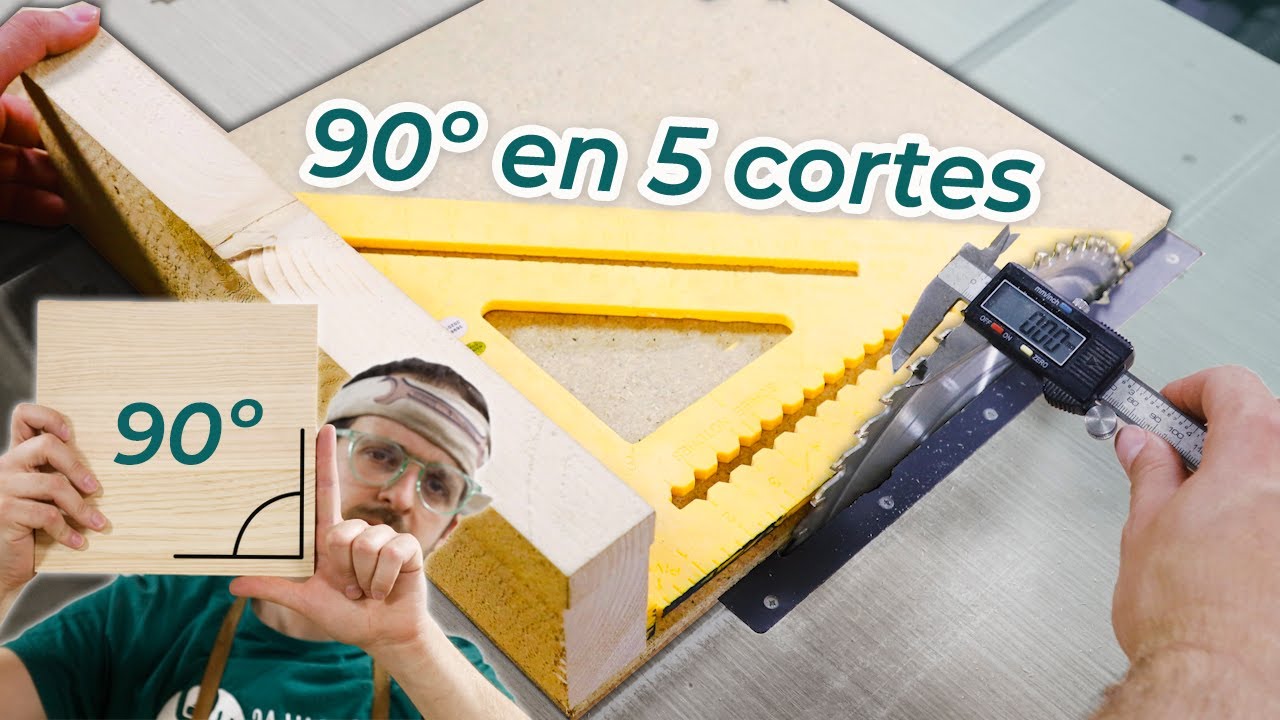 Cómo Calibrar PERFECTAMENTE el Carro de cortes a ESCUADRA en la SIERRA DE MESA. Parte 2