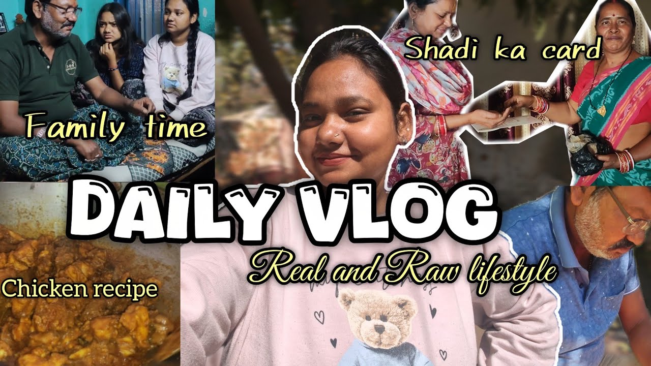 “Aaj ka vlog – cooking, routine & shaadi ka card!”🩷✨||@dharabagh||#vlog 