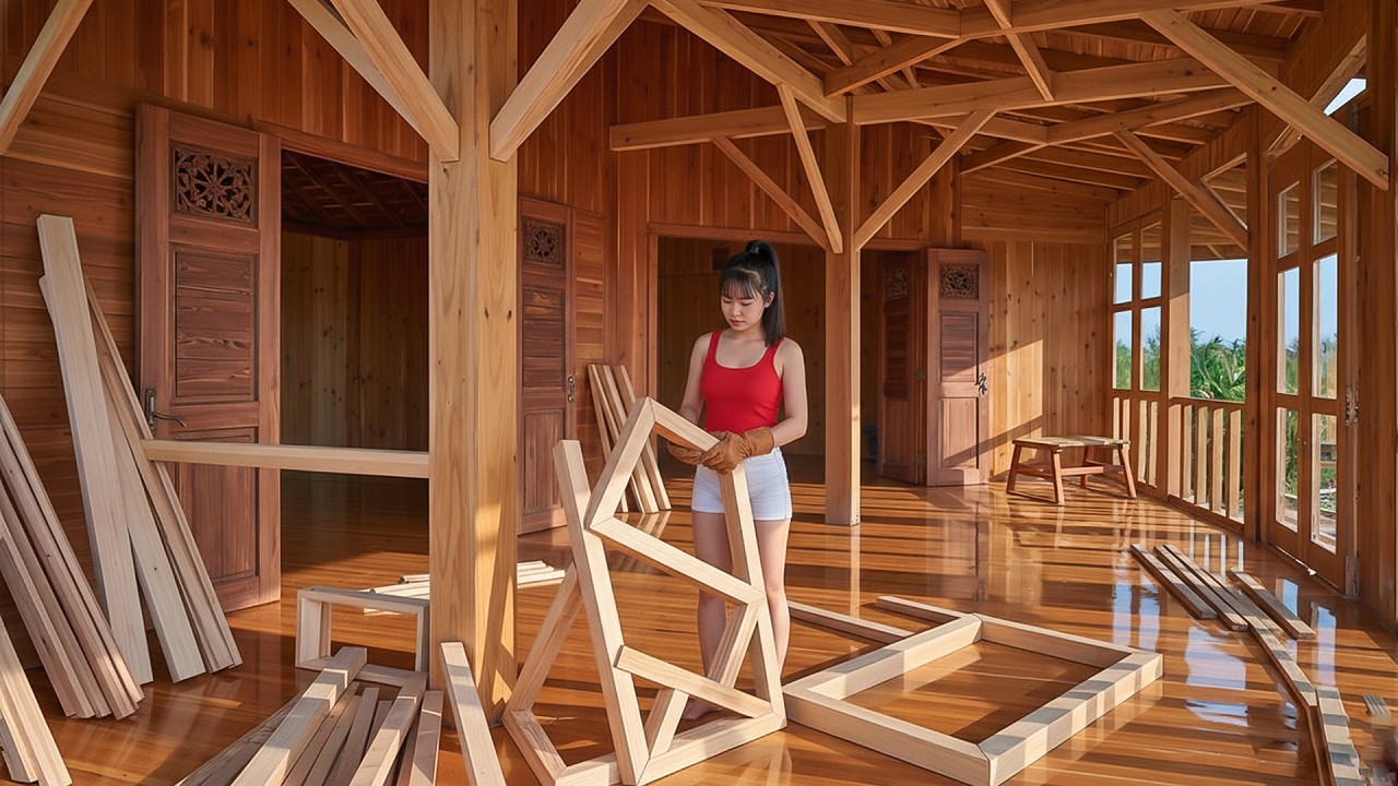 No One Believed She Could Transform $300 Scrap Wood into a $10,000 Stilt House