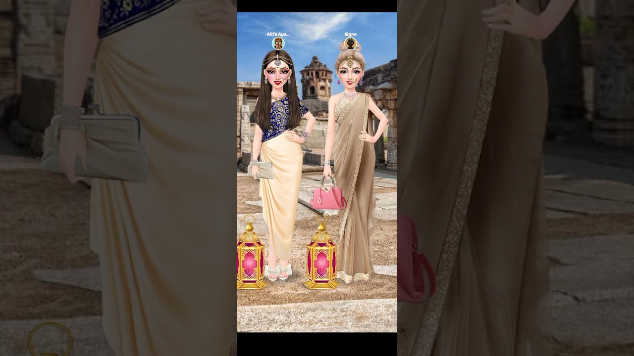 An Indian saree or sari is a graceful unstitched garment   