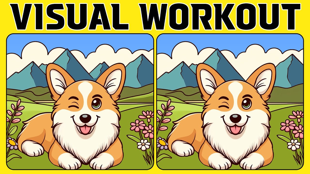 🧠🧩Spot the Difference | Puppy Picture Puzzles 《NORMAL》