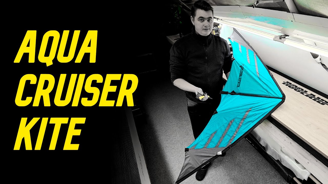 How to fly DUAL LINE SPORT KITE CRUISER AQUA, You must SEE it, kite flying new video 2020