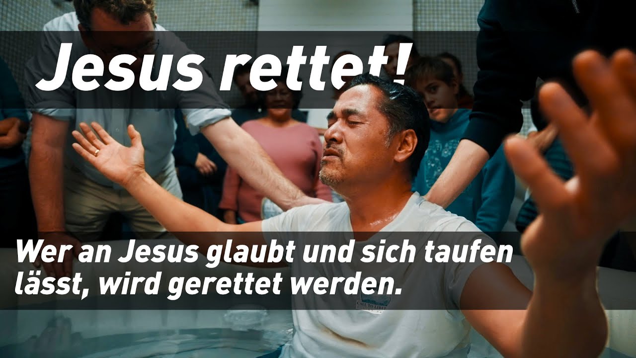 Jesus will retten, auch dich!