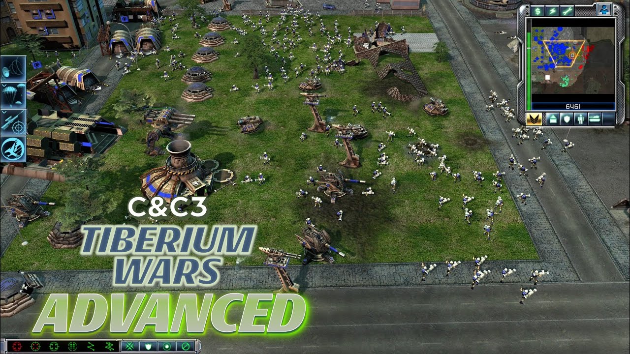 Missile Warfare in Narrow Streets | Tiberium Wars Advanced - Little European City