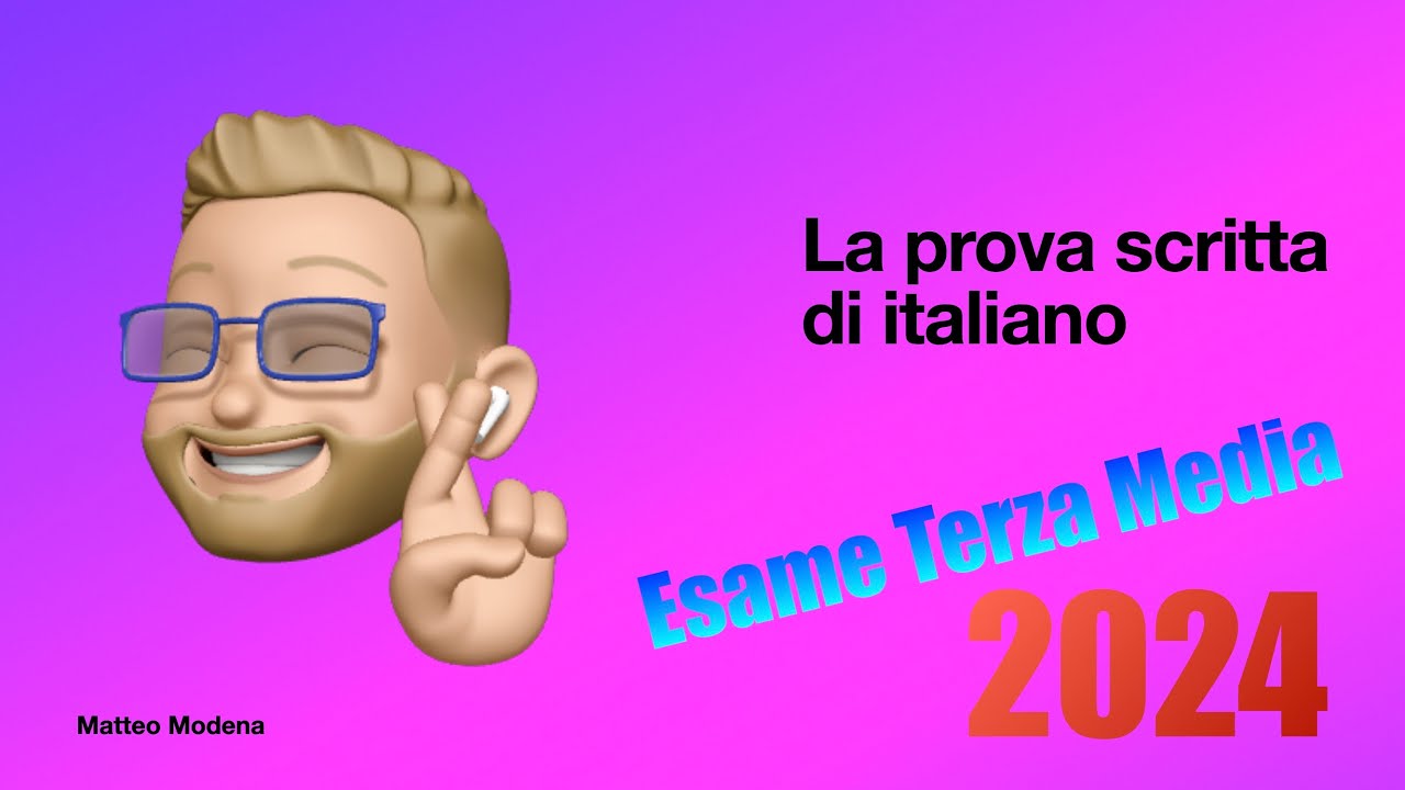 Tema di italiano all'Esame di Terza Media