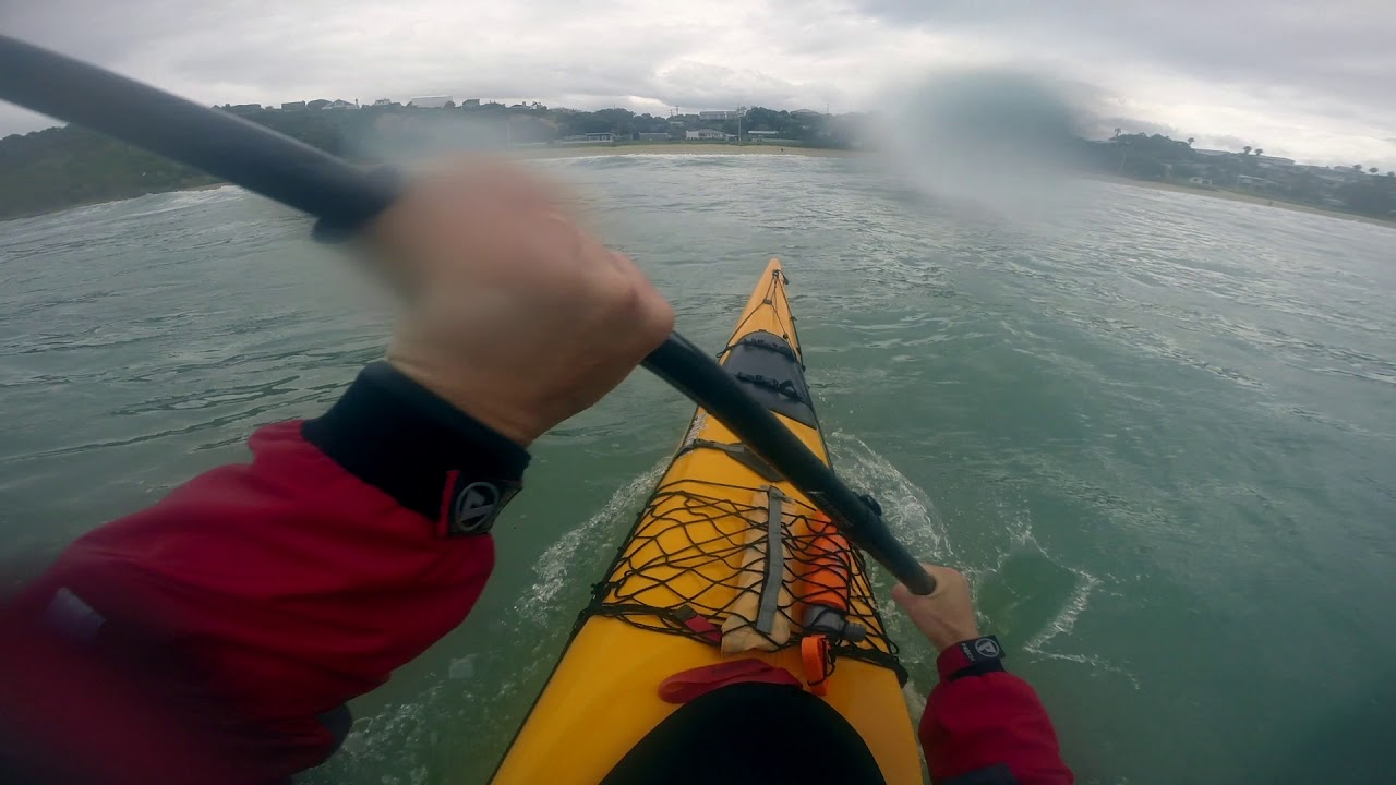 Short Sea Kayak Surf Session