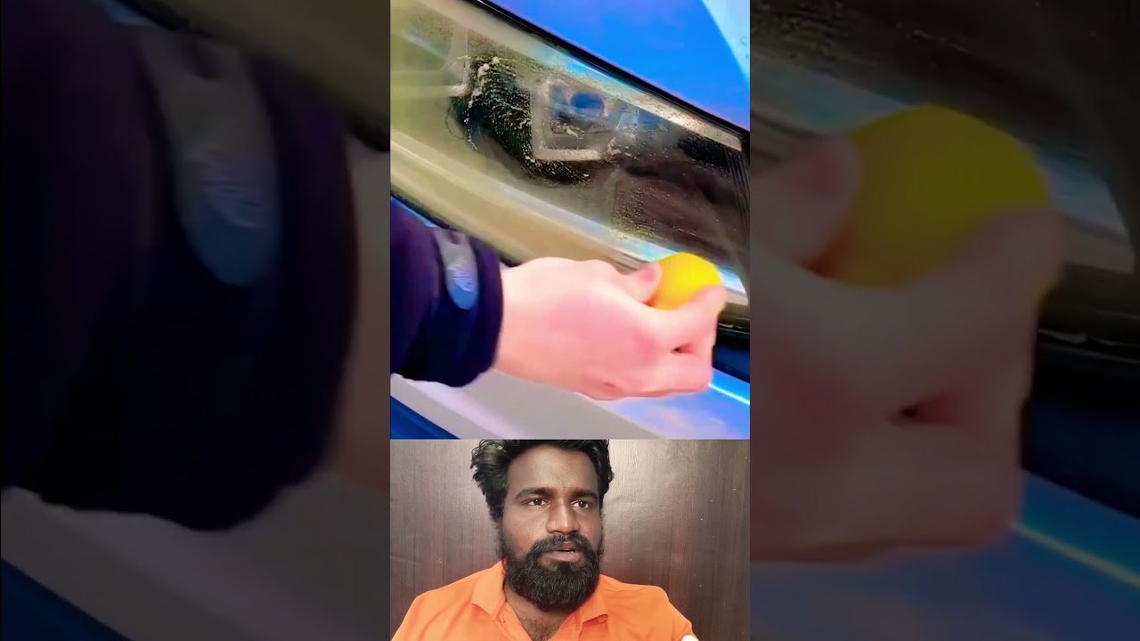 ​🍋🧂 கார் ஹெட்லைட் அழுக்கை நீக்க சூப்பர் டிப்ஸ் 🤯 