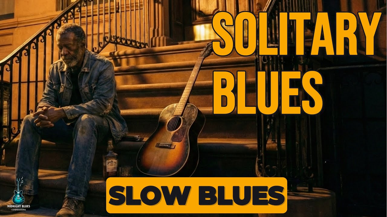 Solitary Blues | Relaxing Instrumental | Slow Chicago Blues