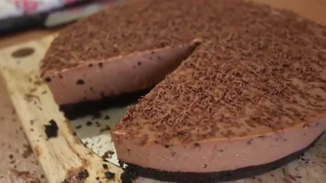 NO BAKE: OREO NUTELLA CHEESECAKE