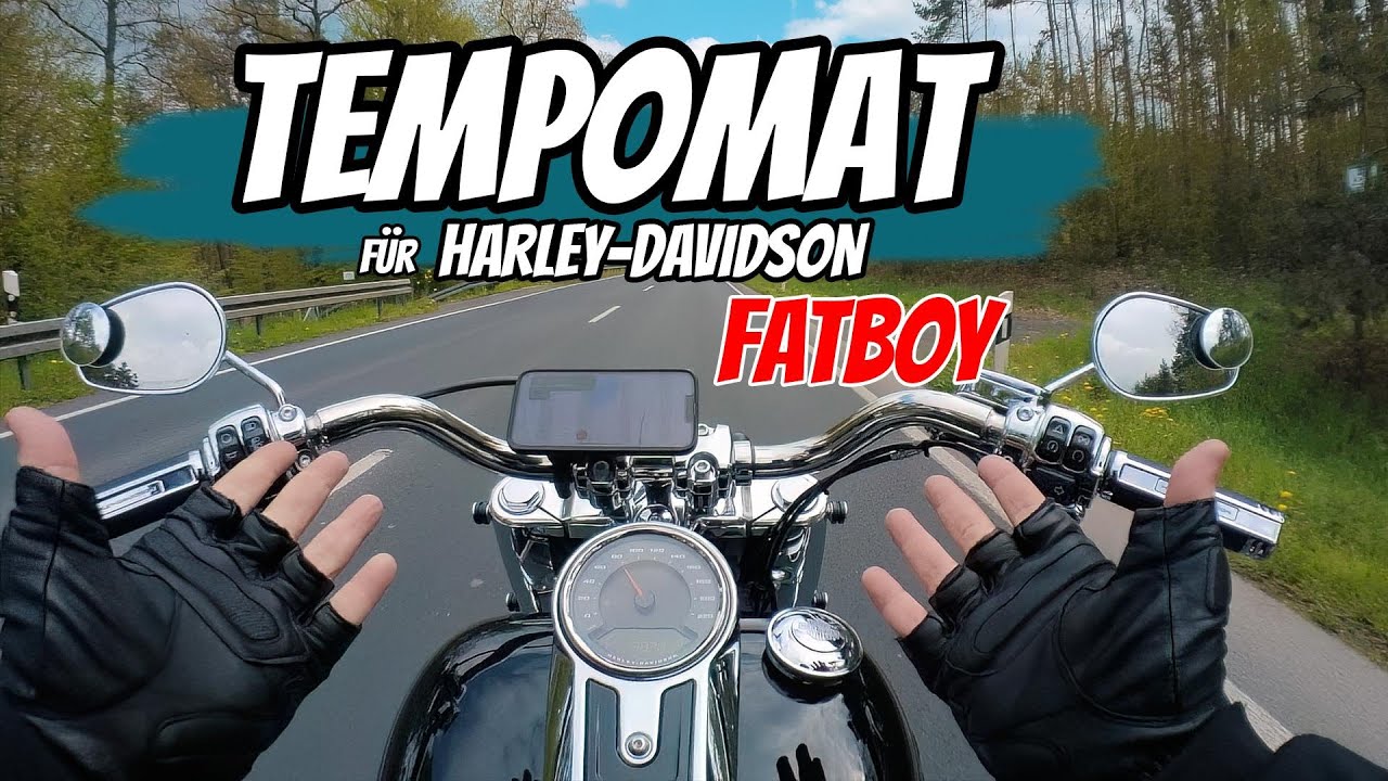 Темпомат (круиз-контроль) для Harley-Davidson Fatboy | German Biker Vlogs