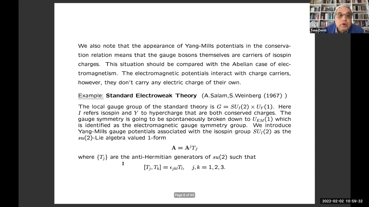 MATH2022 - Connection and Curvature on the Principal Fibre Bundles over Spacetime and, Tekin Dereli