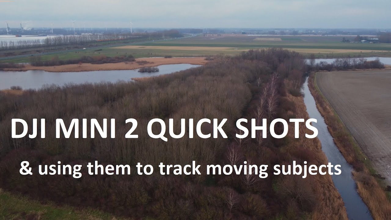DJI Mini 2: All Quick Shots & Tracking moving subjects