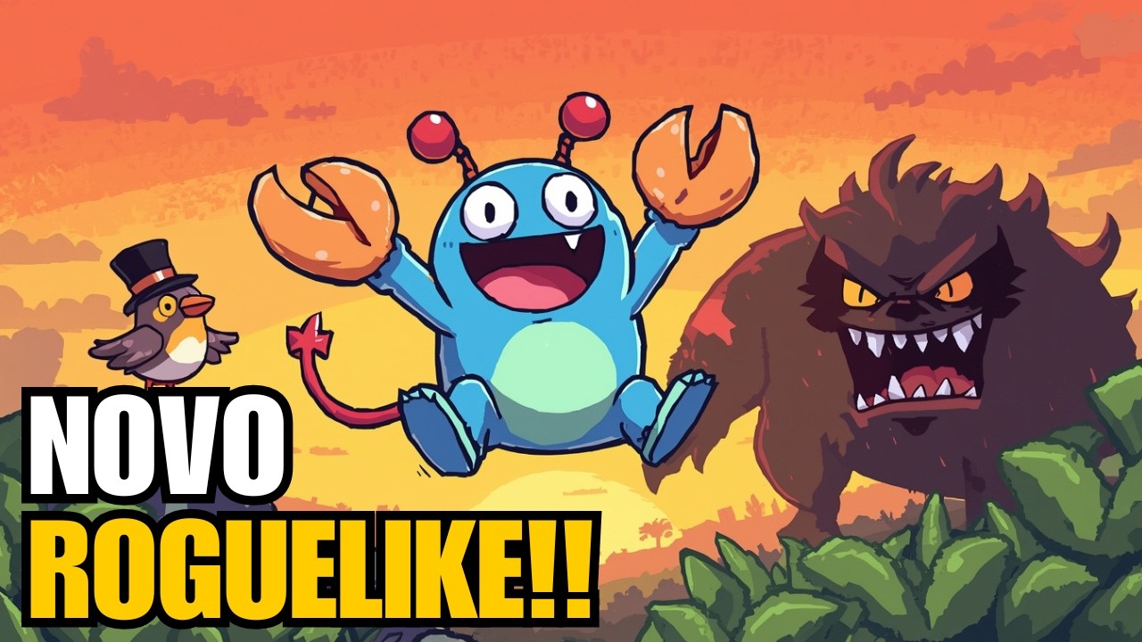 Minha CRIATURA ficou INCRIVELMENTE FORTE nesse ROGUELIKE!! | Everything is Crab