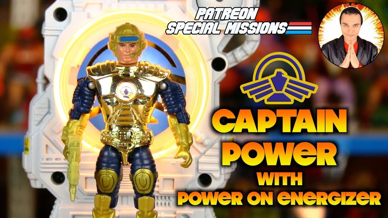 1987 Captain Power with Power On Engergizer by Mattel (Patreon Special Missions)