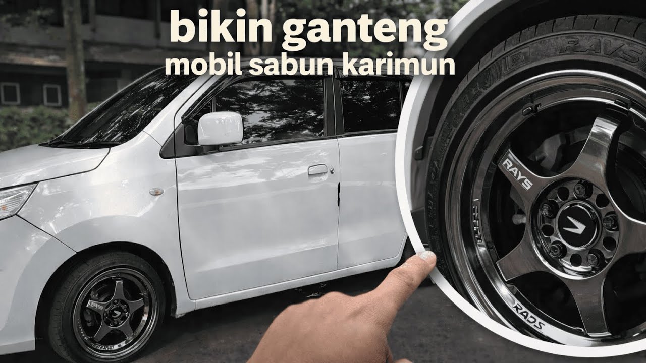MOBIL KARIMUN WAGON GANTI VELG DOANG BISA GANTENG?? #suzukikarimun #karimunwagonr