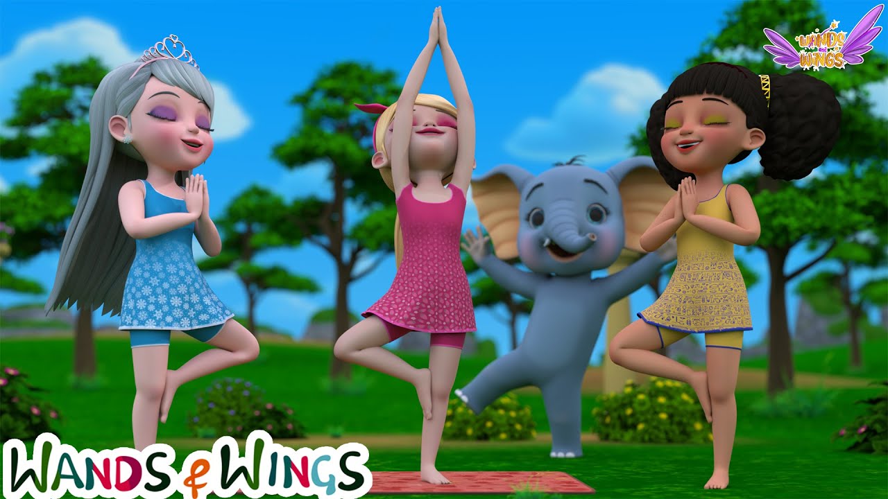 Yoga Day With Princesses | Yoga Magic | Princess Rhymes | Wands And Wings