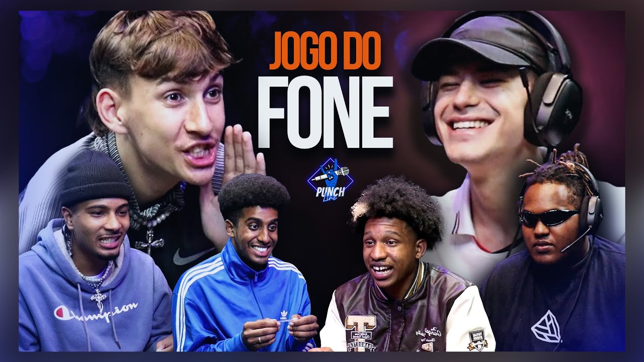 (FINALMENTE!😱) JOGO DO FONE com Apollo, Tavin, Bask, Big Mike, Youngui e Kroy - Canal Punchline
