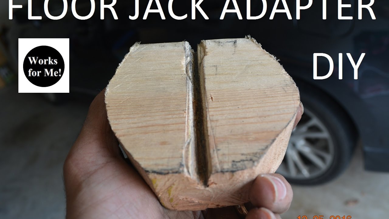 DIY Floor Jack Adapter